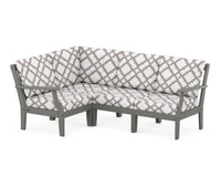 Thumbnail for Trex Yacht Club Modular 4-Piece Deep Seating Set