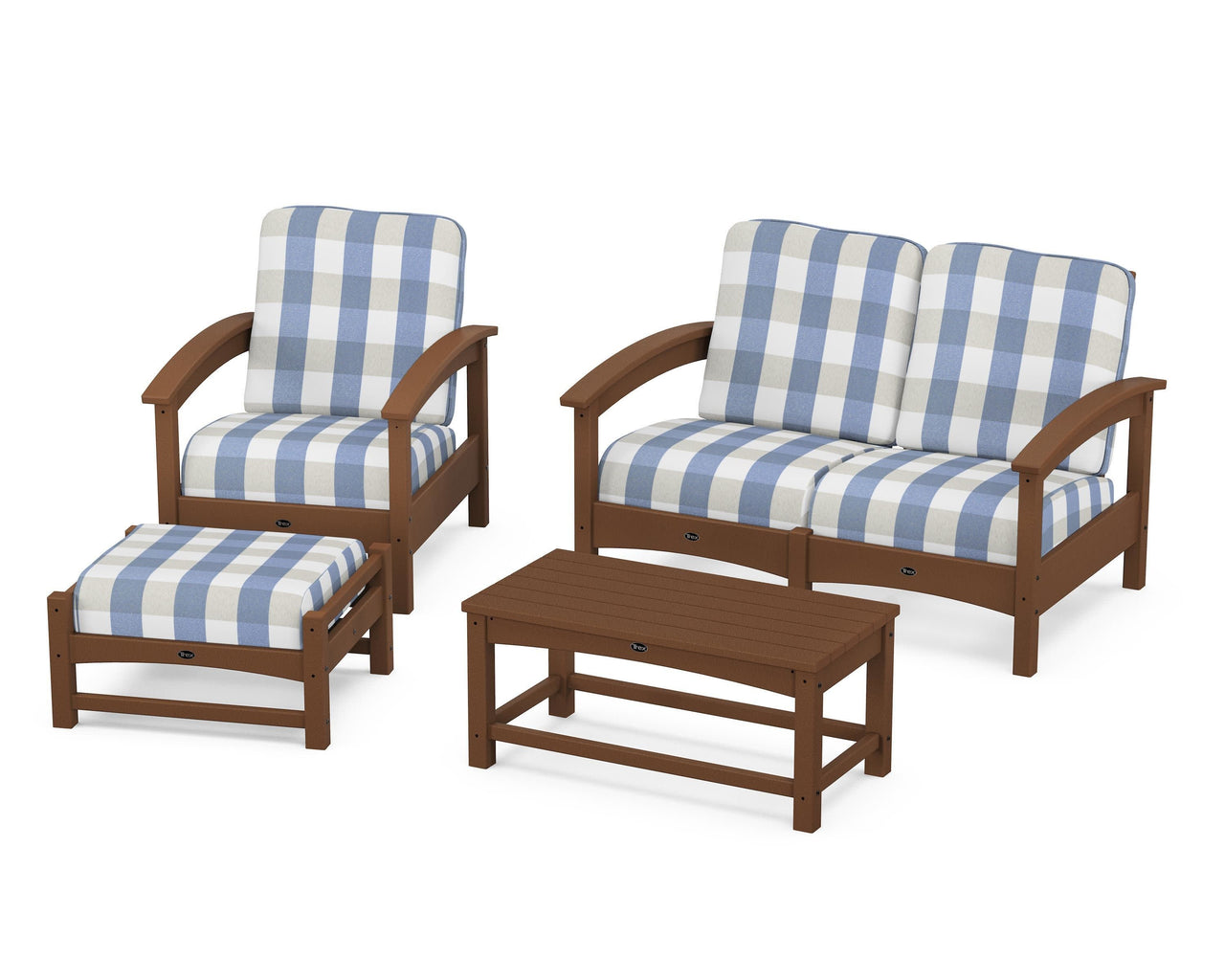 Trex Rockport 4-Piece Deep Seating Conversation Group