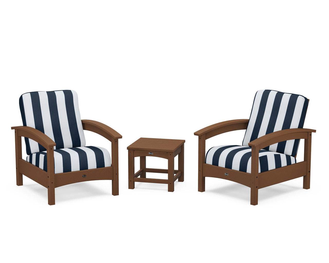 Trex Rockport Club 3-Piece Deep Seating Conversation Set