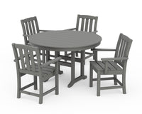 Thumbnail for Trex Cape Cod 5-Piece Round Farmhouse Dining Set