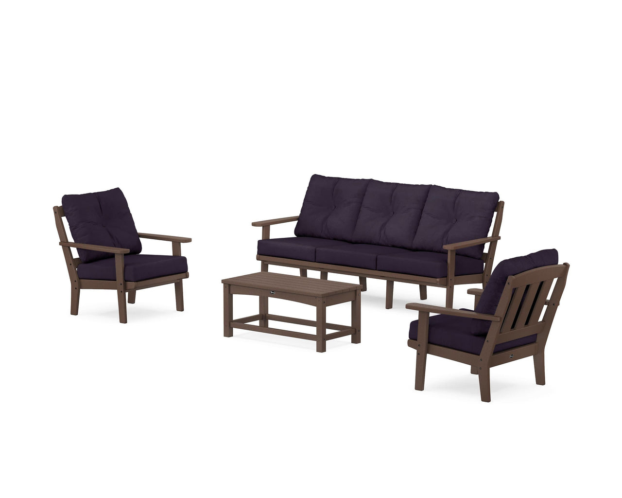 Trex Cape Cod 4-Piece Deep Seating Set with Sofa