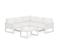 Thumbnail for Trex Eastport 6-Piece Deep Seating Sectional + Coffee Table Set