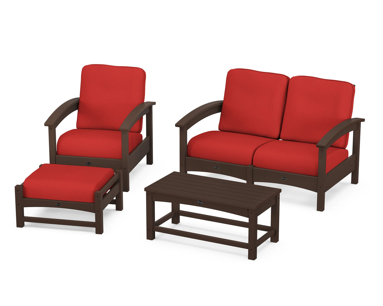 Trex Rockport 4-Piece Deep Seating Conversation Group