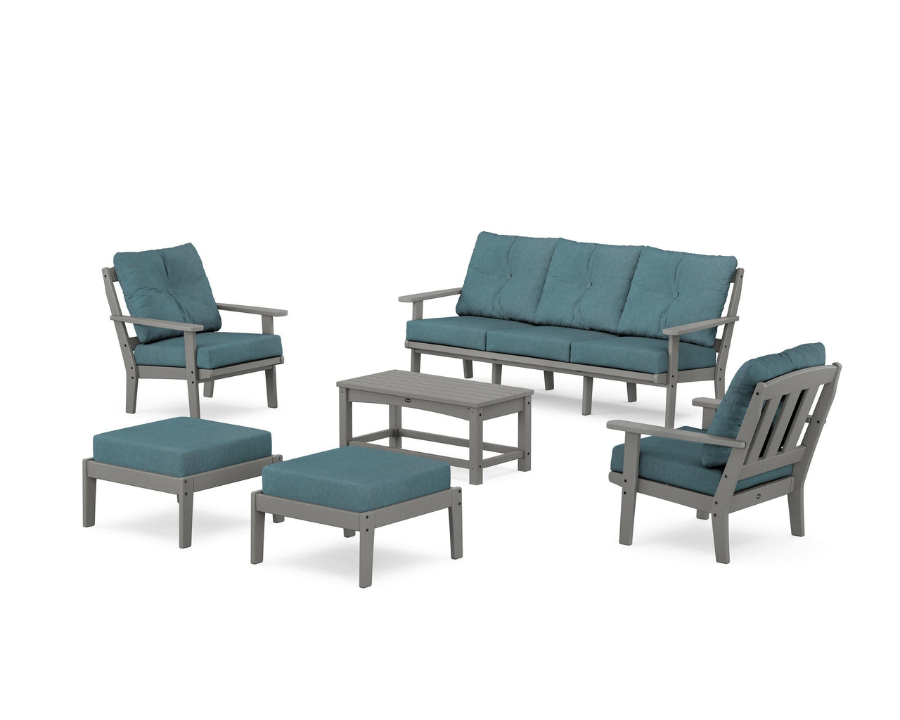 Trex Cape Cod 6-Piece Lounge Sofa Set