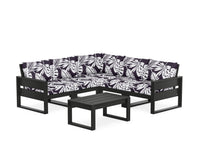 Thumbnail for Trex Eastport 6-Piece Deep Seating Sectional + Coffee Table Set