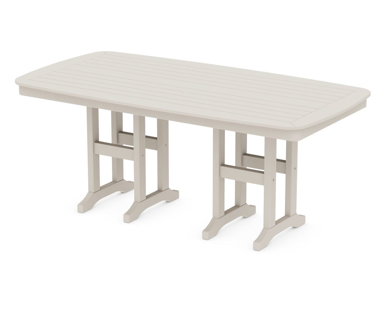 Trex Yacht Club 37" x 72" Dining Table - Sand Castle
