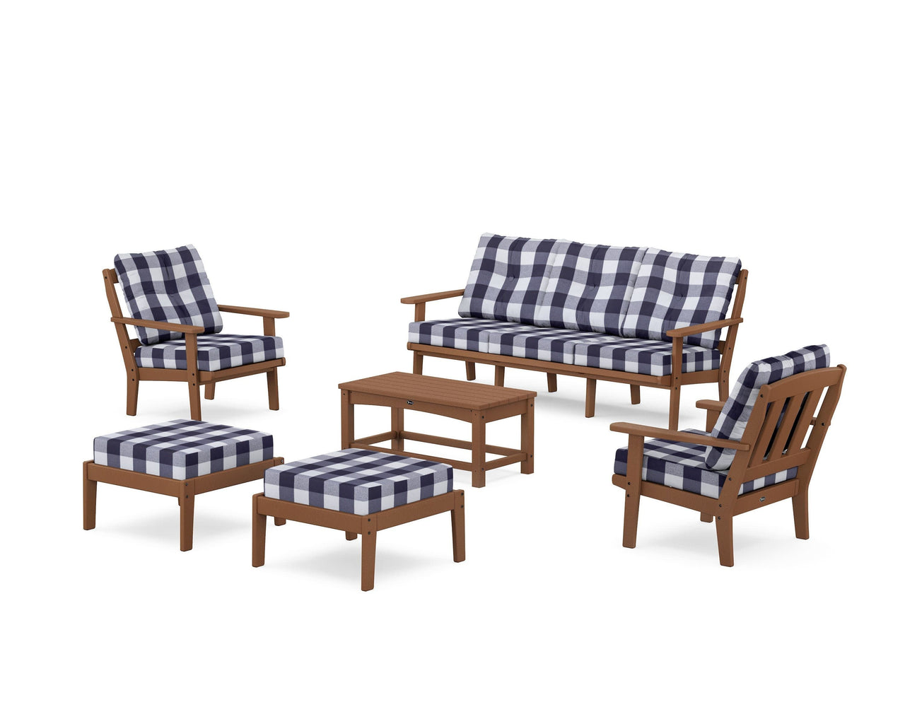 Trex Cape Cod 6-Piece Lounge Sofa Set