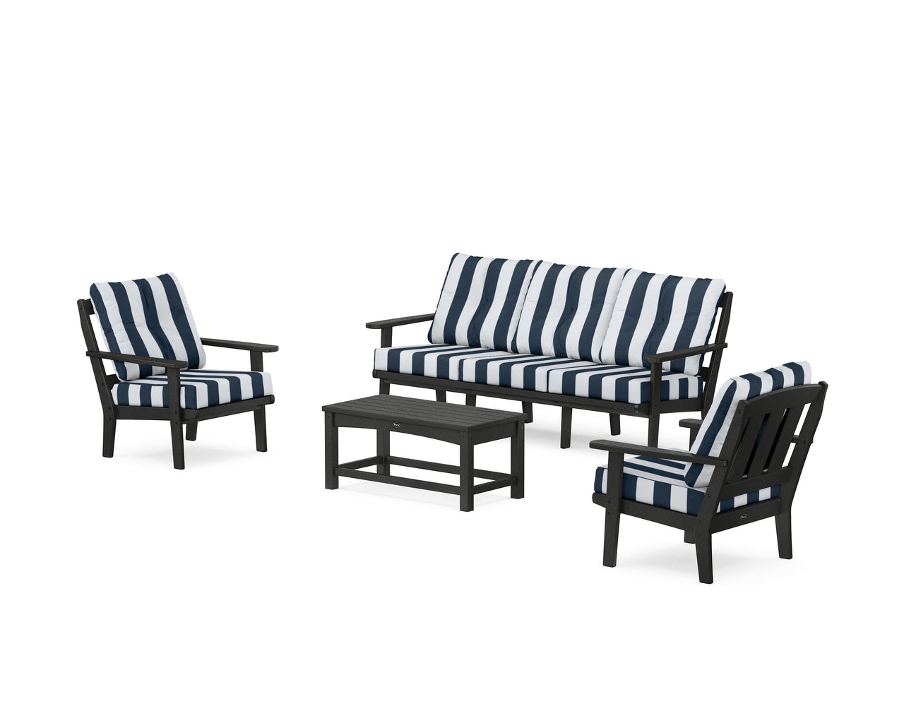 Trex Cape Cod 4-Piece Deep Seating Set with Sofa