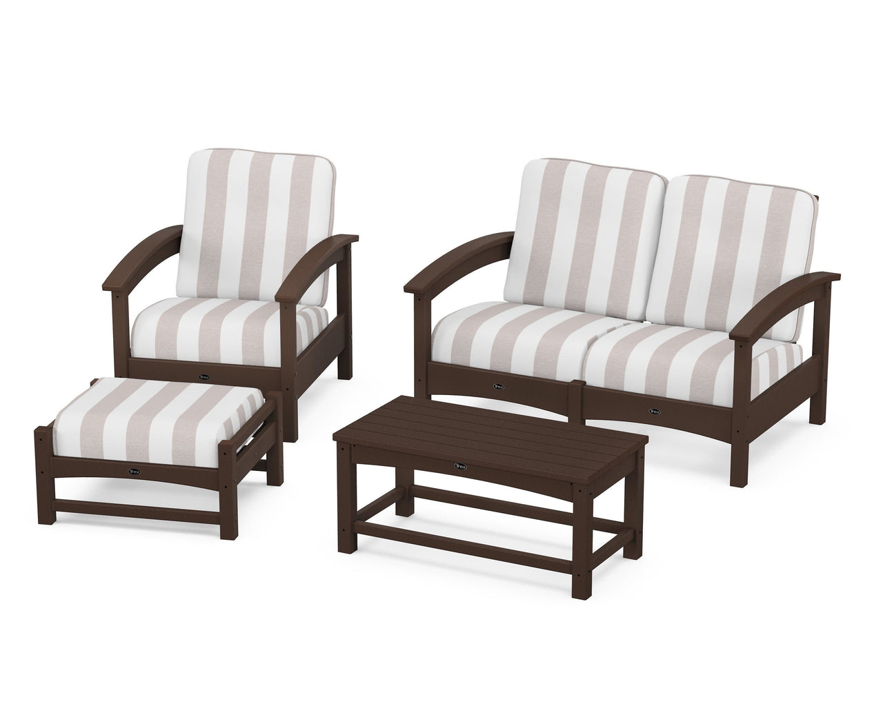 Trex Rockport 4-Piece Deep Seating Conversation Group