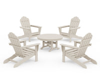 Thumbnail for Trex 5-Piece Monterey Bay Adirondack Chair Conversation Group - Sand Castle