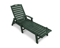 Thumbnail for Trex Yacht Club Chaise with Arms - Stackable