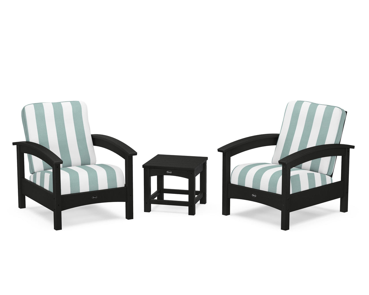 Trex Rockport Club 3-Piece Deep Seating Conversation Set