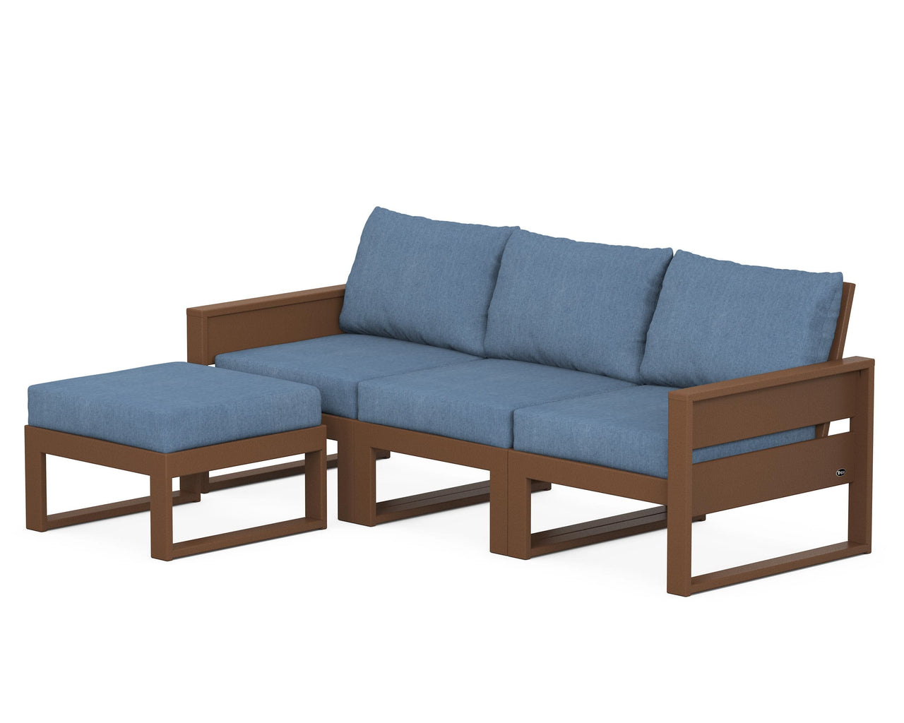 Trex Eastport 4- Piece Sectional with Ottoman