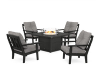 Thumbnail for Trex Cape Cod 5-Piece Deep Seating Set with Fire Pit Table