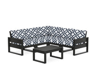 Thumbnail for Trex Eastport 6-Piece Deep Seating Sectional + Coffee Table Set