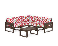 Thumbnail for Trex Eastport 6-Piece Deep Seating Sectional + Coffee Table Set