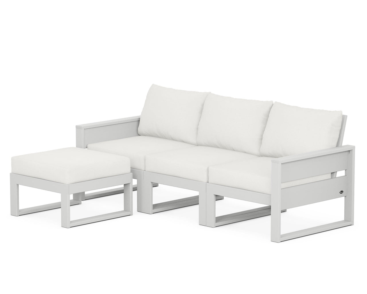 Trex Eastport 4- Piece Sectional with Ottoman