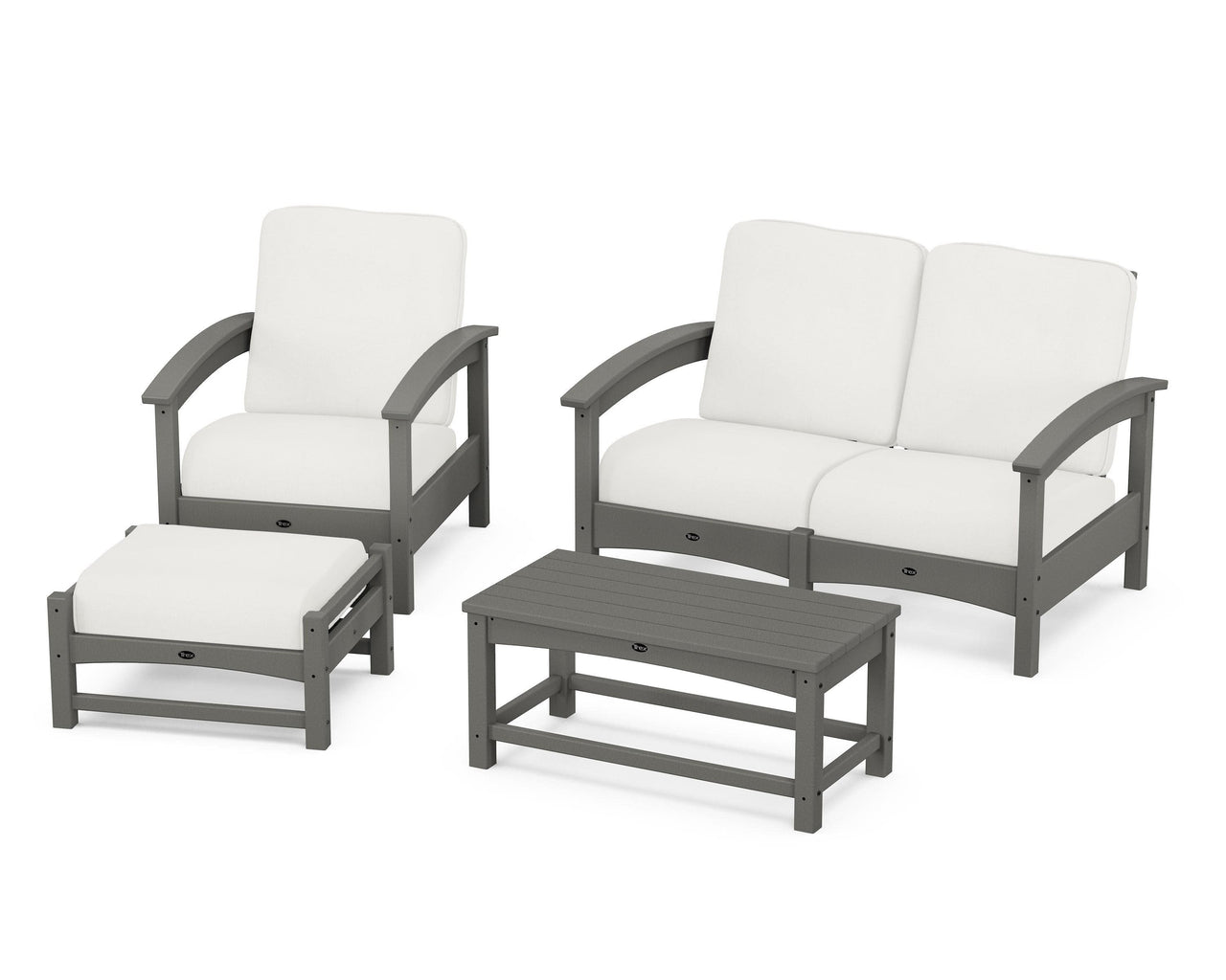 Trex Rockport 4-Piece Deep Seating Conversation Group