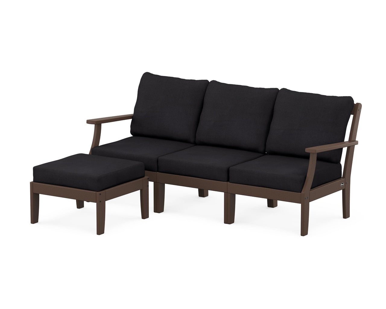 Trex Yacht Club Modular 4-Piece Deep Seating Set with Ottoman