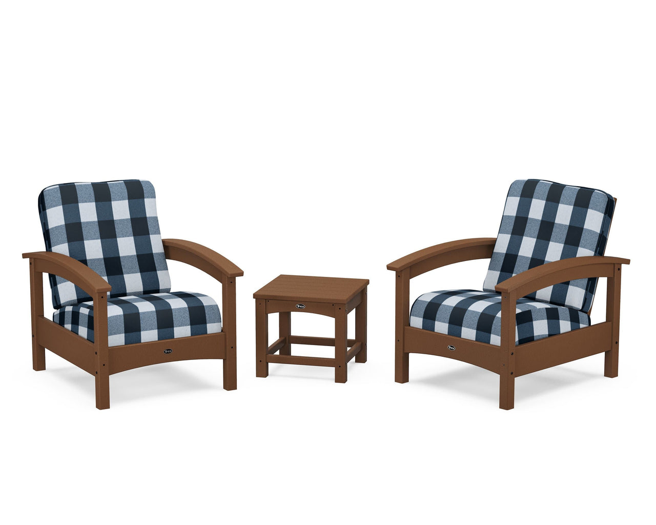 Trex Rockport Club 3-Piece Deep Seating Conversation Set
