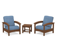 Thumbnail for Trex Rockport Club 3-Piece Deep Seating Conversation Set