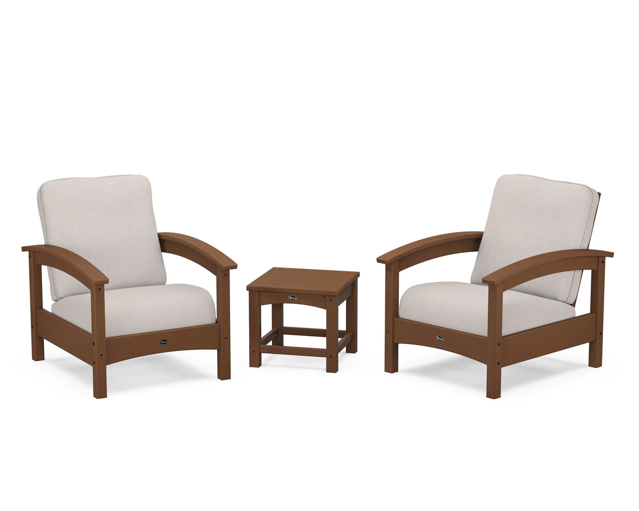Trex Rockport Club 3-Piece Deep Seating Conversation Set