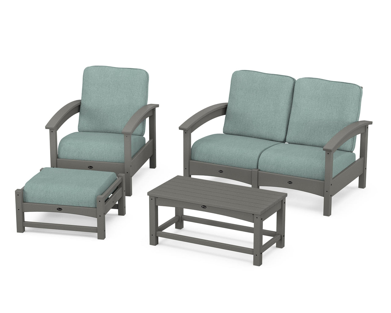 Trex Rockport 4-Piece Deep Seating Conversation Group