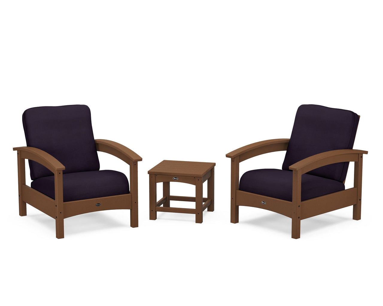 Trex Rockport Club 3-Piece Deep Seating Conversation Set