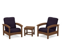 Thumbnail for Trex Rockport Club 3-Piece Deep Seating Conversation Set