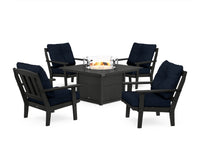 Thumbnail for Trex Cape Cod 5-Piece Deep Seating Set with Fire Pit Table