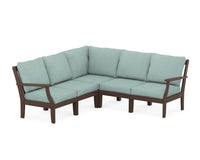 Thumbnail for Trex Yacht Club Modular 5-Piece Deep Seating Set