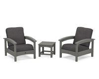 Thumbnail for Trex Rockport Club 3-Piece Deep Seating Conversation Set