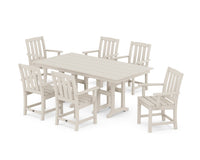 Thumbnail for Trex Cape Cod Arm Chair 7-Piece Farmhouse Dining Set - Sand Castle