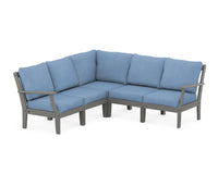 Thumbnail for Trex Yacht Club Modular 5-Piece Deep Seating Set