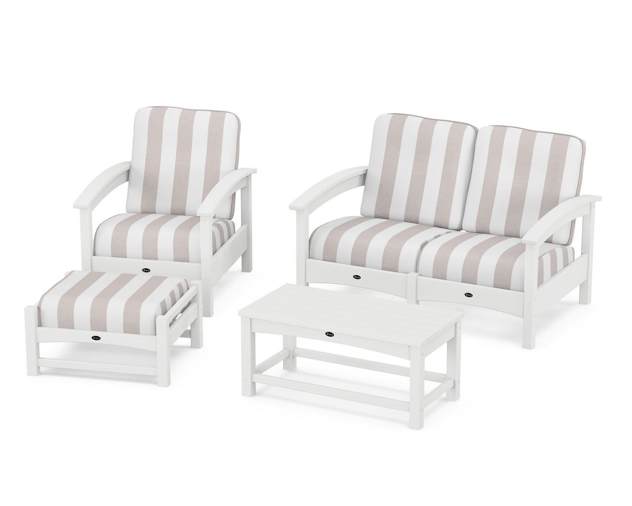 Trex Rockport 4-Piece Deep Seating Conversation Group