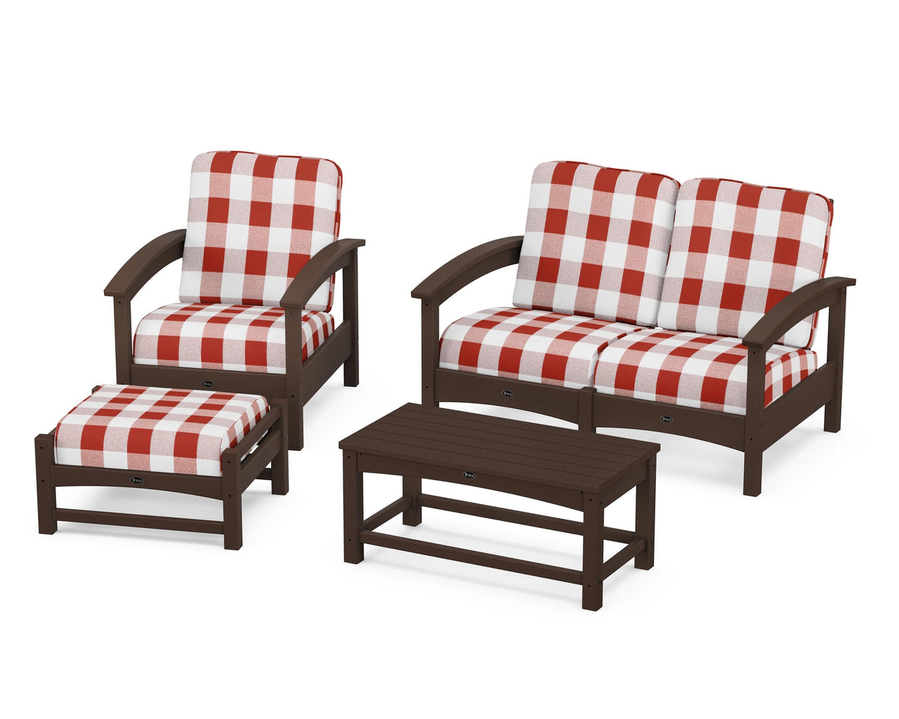 Trex Rockport 4-Piece Deep Seating Conversation Group