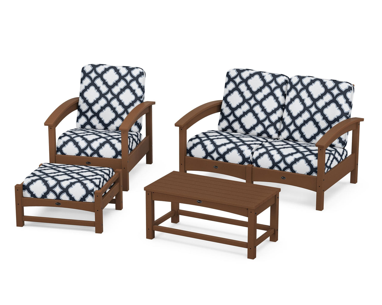 Trex Rockport 4-Piece Deep Seating Conversation Group