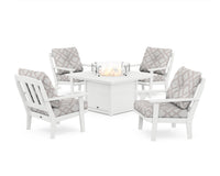Thumbnail for Trex Cape Cod 5-Piece Deep Seating Set with Fire Pit Table