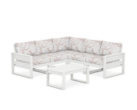 Thumbnail for Trex Eastport 6-Piece Deep Seating Sectional + Coffee Table Set