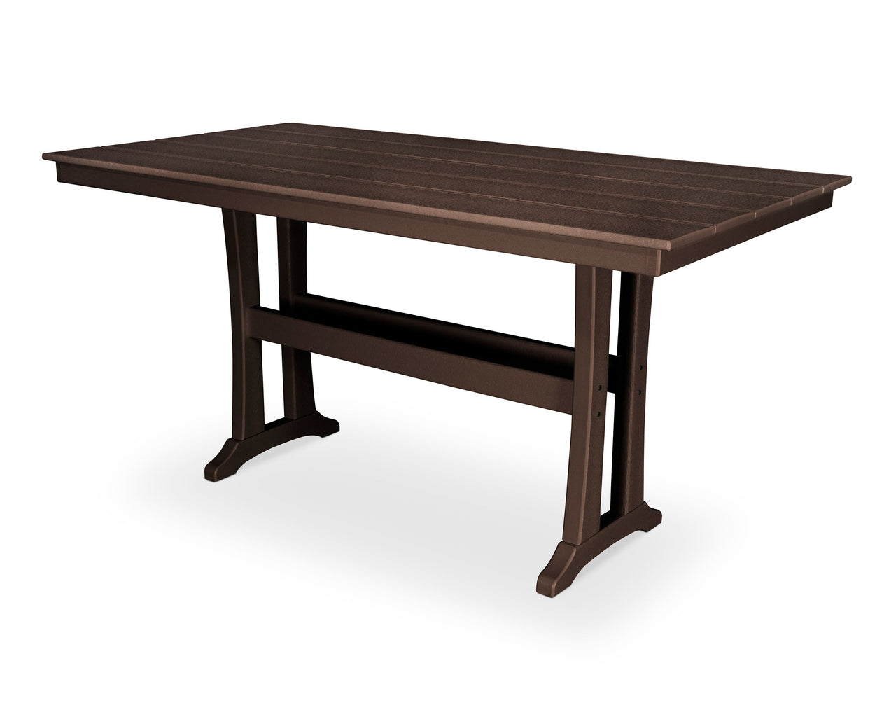 Trex Farmhouse Trestle 37" x 72" Counter Table