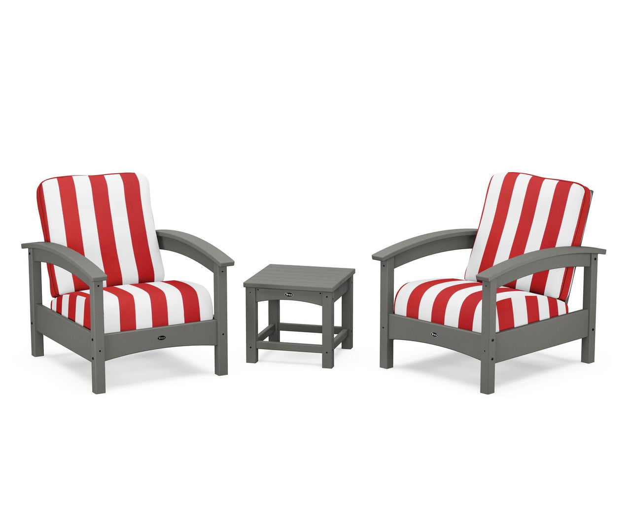 Trex Rockport Club 3-Piece Deep Seating Conversation Set