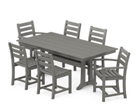 Thumbnail for Trex Monterey Bay 7-Piece Farmhouse Trestle Dining Set