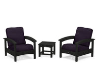 Thumbnail for Trex Rockport Club 3-Piece Deep Seating Conversation Set