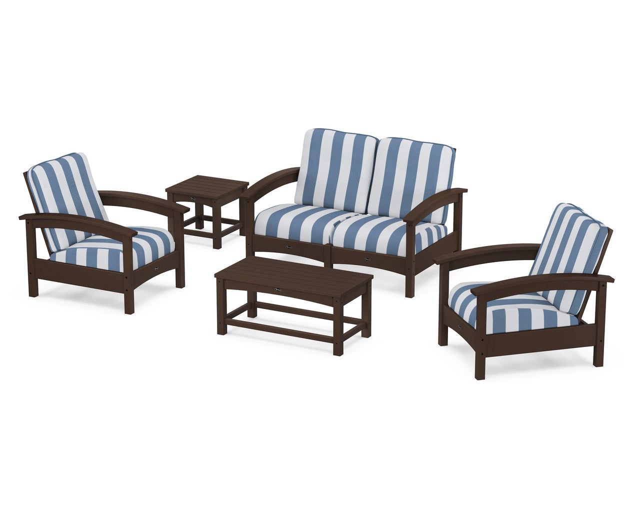 Trex Rockport Club 6-Piece Deep Seating Conversation Set
