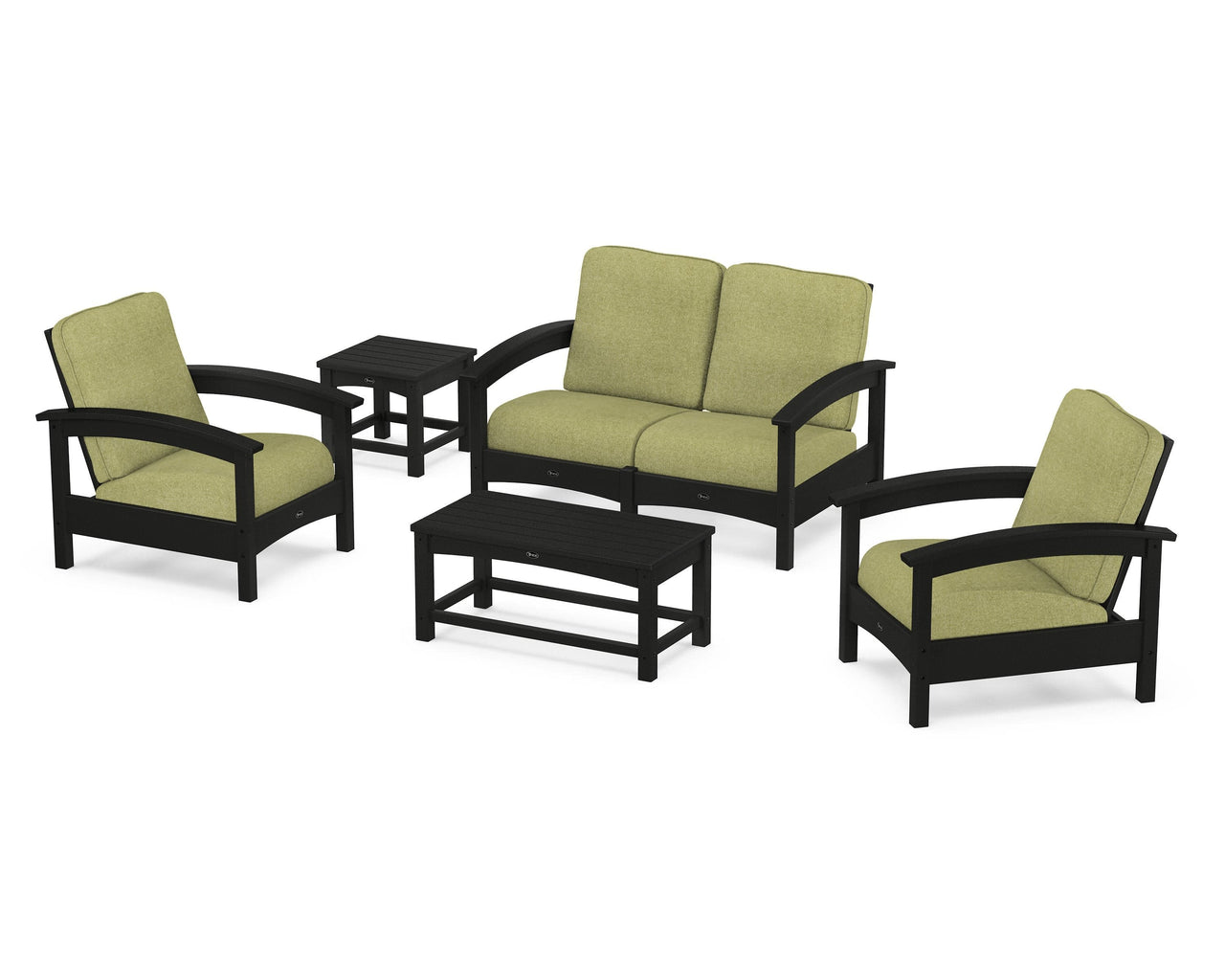 Trex Rockport Club 6-Piece Deep Seating Conversation Set