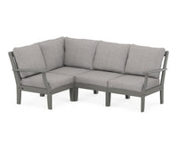 Thumbnail for Trex Yacht Club Modular 4-Piece Deep Seating Set