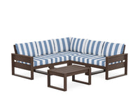 Thumbnail for Trex Eastport 6-Piece Deep Seating Sectional + Coffee Table Set