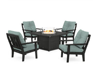 Thumbnail for Trex Cape Cod 5-Piece Deep Seating Set with Fire Pit Table