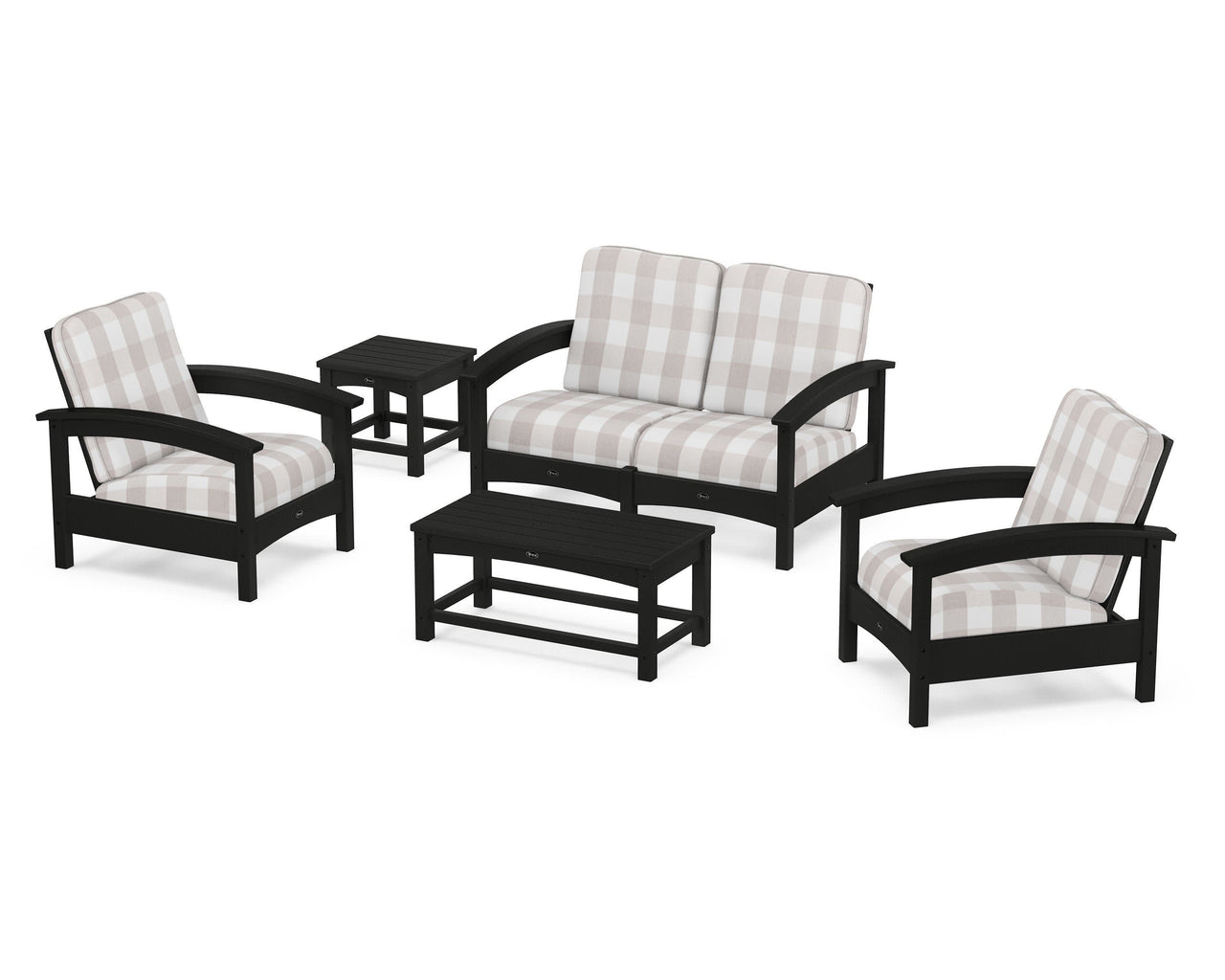 Trex Rockport Club 6-Piece Deep Seating Conversation Set