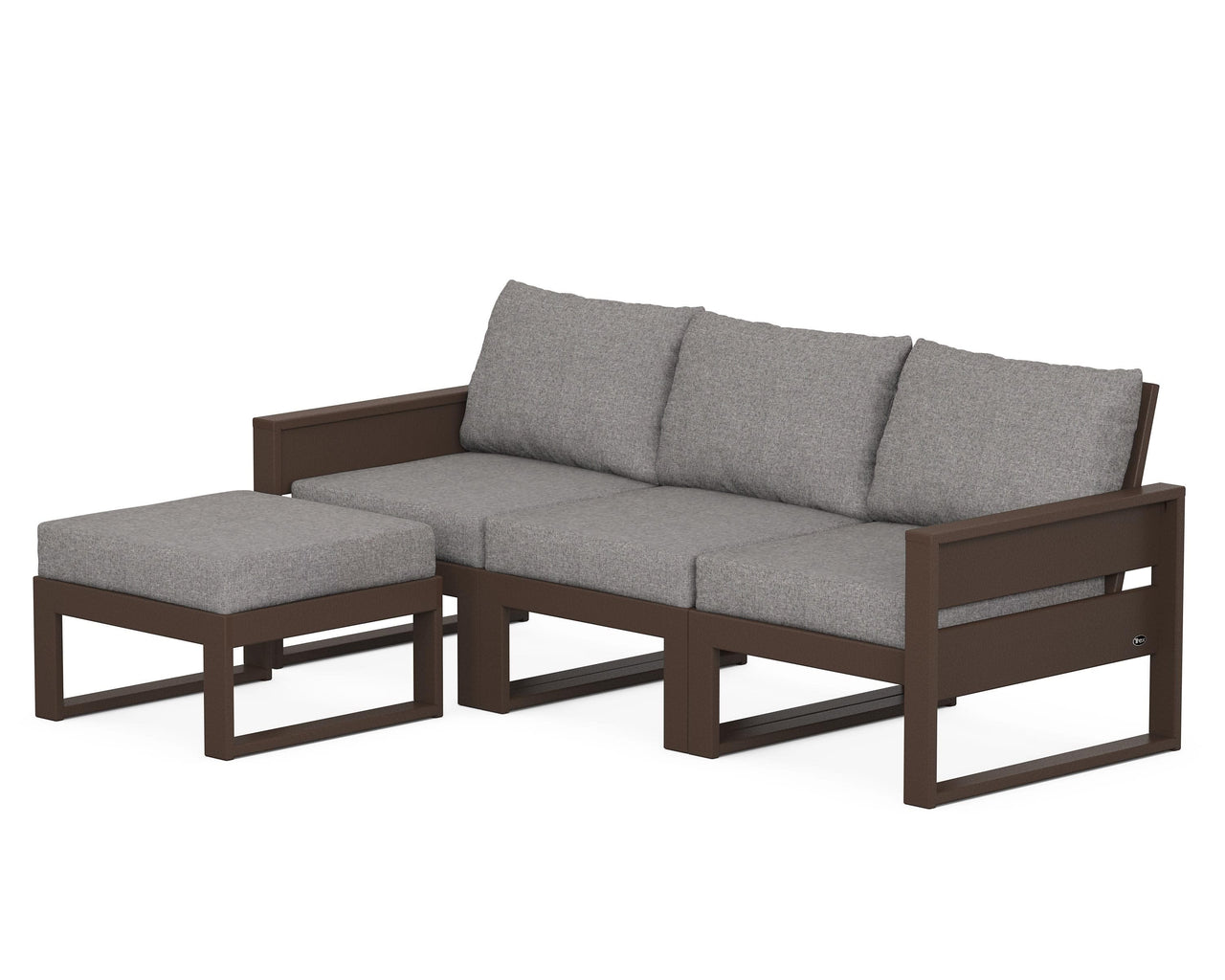 Trex Eastport 4- Piece Sectional with Ottoman